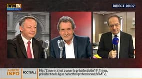 Noël Le Graët et Thierry Braillard face à Jean-Jacques Bourdin en direct