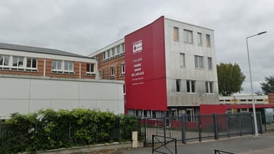 Le collège Pierre-Simon de Laplace, à Lisieux (Calvados).