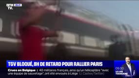 Huit heures de retard pour les 400 passagers d'un TGV Toulouse-Paris resté bloqué sur les voies