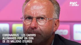 Coronavirus : les cadors allemands font un don de 20 millions d'euros