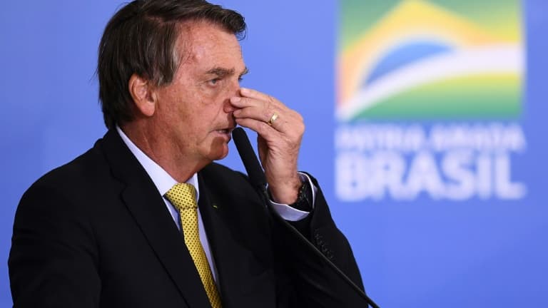 Jair Bolsonaro le 29 juin 2021 à Brasilia