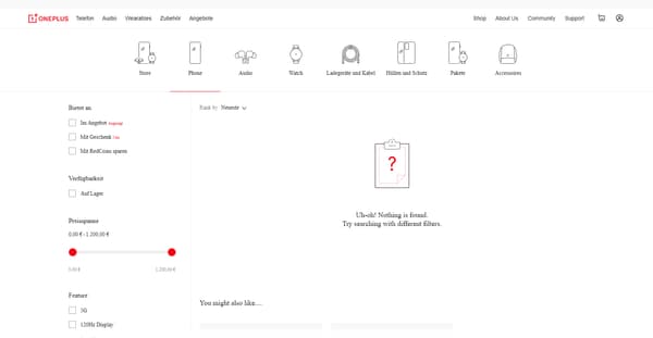 Le site allemand de OnePlus vidé de ses smartphones