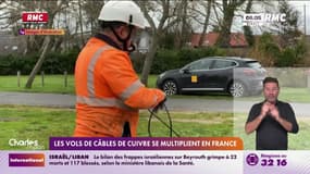 Les vols de câbles de cuivre se multiplient en France