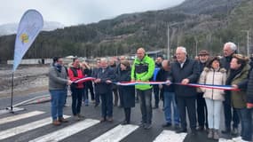 L'inauguration du parc d'activités du Haut Verdon à Villars-Colmars, le mercredi 27 mars 2024.  