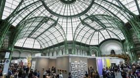 L'édition 2017 de la Fiac au Grand Palais à Paris, le 18 octobre 2017