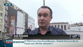 Jean-Edouard, touché par la grève à la SNCF: "Je vais quand même pas prendre le taxi pour aller travailler"