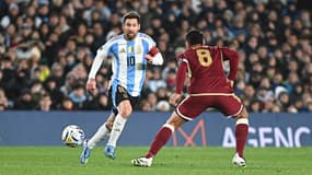 Lionel Messi lors du match Argentine-Venezuela (3-0, qualifs Coupe du monde 2026), le 4 septembre 2025