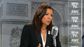 Anne Hidalgo jeudi matin sur BFMTV et RMC.