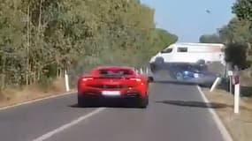 Les images d'une collision mortelle en Sardaigne