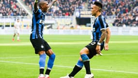 Ashley Young et Lautaro Martinez - Inter