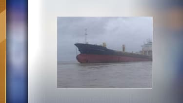 Le bateau a été découvert à l'abandon, échoué