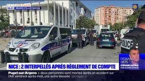 Nice: deux personnes interpellées après un règlement de compte aux Moulins