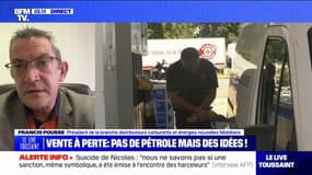 Vente à perte du carburant: "C'est une catastrophe", affirme Francis Pousse (Mobilians)