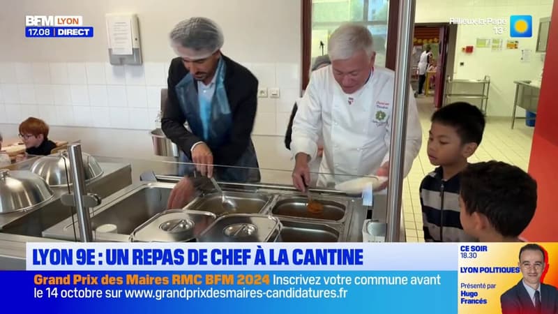 Lyon: le chef étoilé Christian Têtedoie aux fourneaux pour les enfants des écoles lyonnaises (1/1)