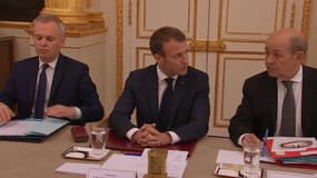 Emmanuel Macron accueille ses nouveaux ministres: "ce n'est pas un privilège d'être ministre, c'est un honneur"