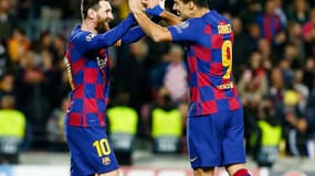 Lionel Messi et Luis Suarez