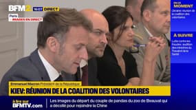 Plan de paix en Ukraine: "Tout pas qui nous rapproche de ce chemin est un pas bienvenu", se félicite E. Macron