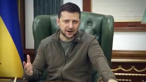 Volodymyr Zelensky le 12 mars 2022. 