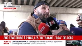 Évacuation de l'A64: "Ce petit fait de fin de match a remis de la détermination", assure l'éleveur Jérôme Bayle