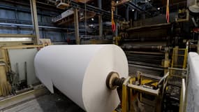 Une usine de production de papier 