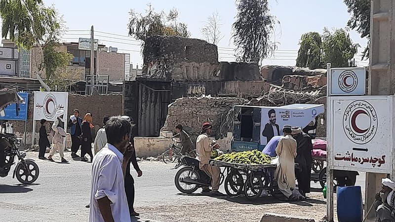 Zaranj, après sa prise par les talibans.