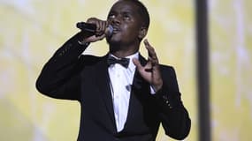 Black M sur scène le 13 février 2015 -