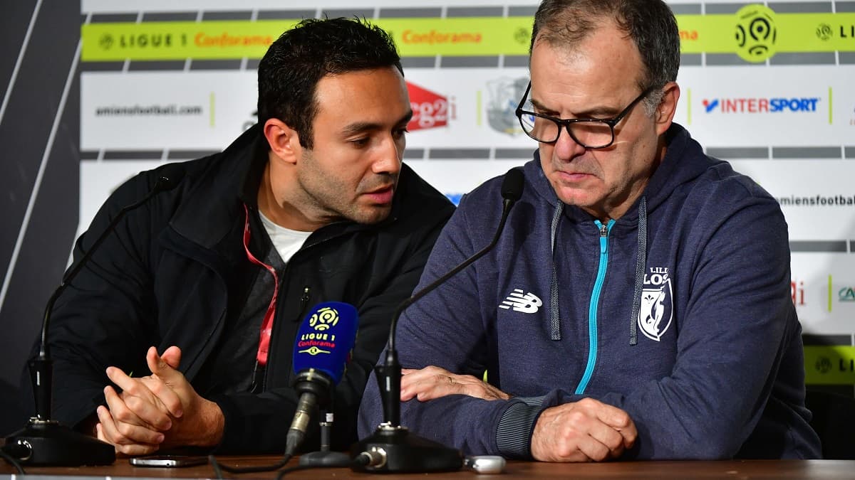 Salim Lamrani et Marcelo Bielsa à Lille en 2017