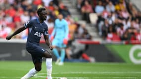 Davinson Sanchez lors de Brentford-Tottenham (2-2, 1ere journée de Premier League), le 13 août 2023