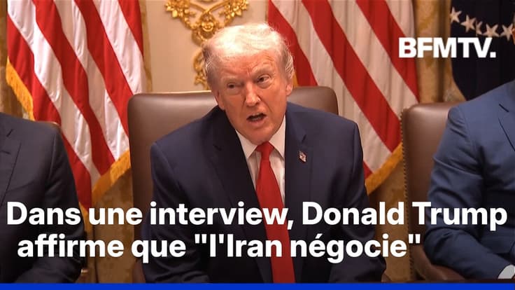 Dans une interview à Fox News, Donald Trump affirme que "l'Iran négocie"