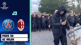 PSG-AC Milan : Au cœur de la fanwalk des supporters rossoneri