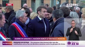 Guerre en Ukraine: Emmanuel Macron durcit le ton face à Moscou