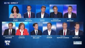 Les réponses des candidats à la question "Un bateau qui a recueilli des migrants est à proximité des côtes françaises, l'accueillez-vous?" 