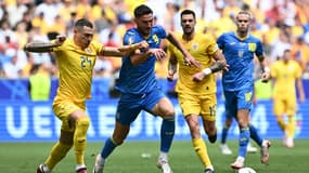 Le match Roumanie-Ukraine lors de l'Euro, le 17 juin 2024