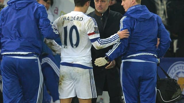 Eden Hazard et José Mourinho