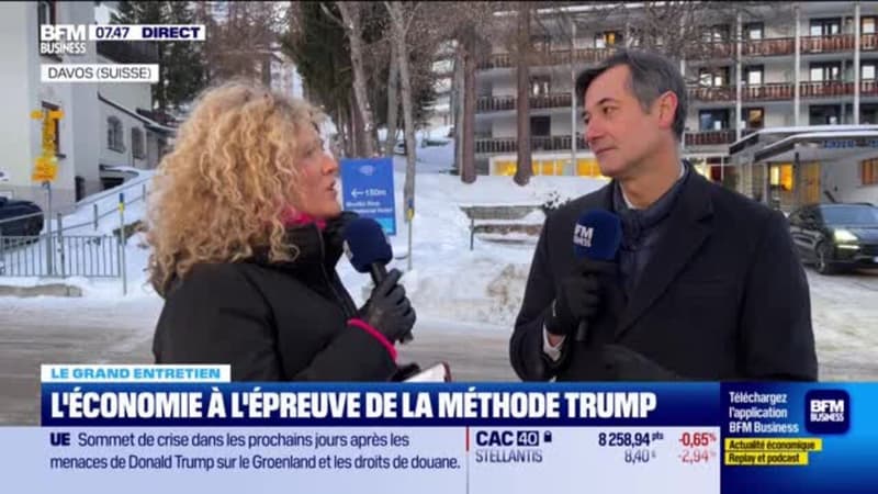 EN DIRECT - Depuis le Forum économique mondial, suivez l’interview Gilles Moëc