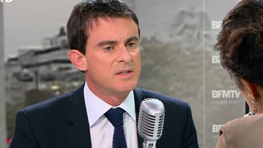Manuel Valls éa défendu son action sur BFMTV et RMC, jeudi 23 octobre.