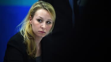 Marion Maréchal-Le Pen en conférence de presse le 17 mars 2015.
