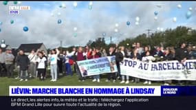 "Plus jamais de harcèlement": une marche blanche en hommage à Lindsay à Liévin
