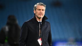 Olivier Létang lors du match Celta Vigo-Lille (2-1, Ligue Europa), le 22 janvier 2026