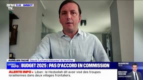 Aurélien Taché (LFI) assure qu'en cas de 49.3, "il y aura une motion de censure déposée"