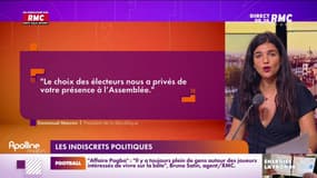 "Les indiscrets" du service politique RMC : Emmanuel Macron reçoit les perdants des législatives