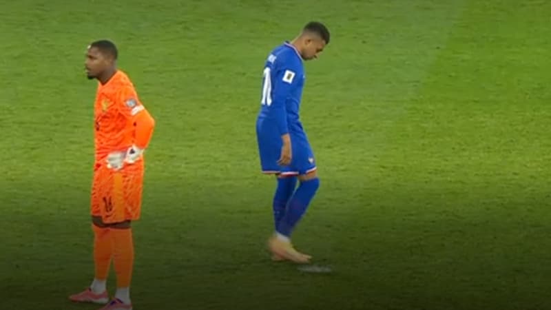 "C'est un geste de rat": MbappÃ© hilare aprÃ¨s avoir tentÃ© de saboter un potentiel penalty...
