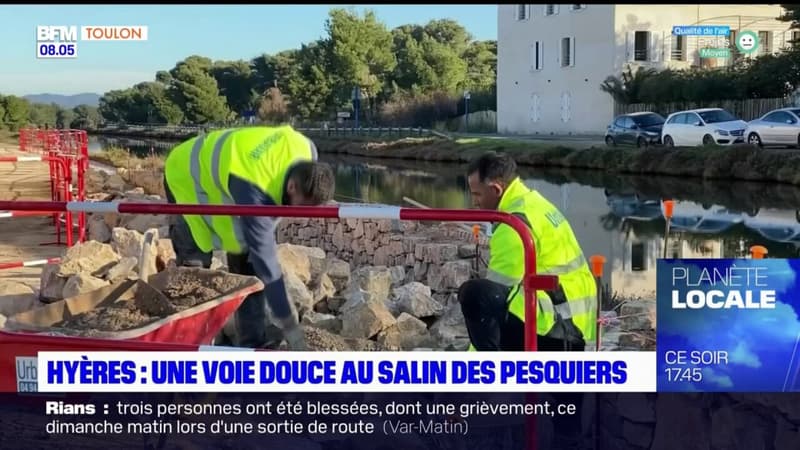 Hyères: une voie douce au Salin des Pesquiers