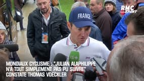 Mondiaux de cyclisme : "Un manque de fraîcheur physique pour Alaphilippe" constate Thomas Voeckler