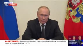 Vladimir Poutine: "Zaporijia a voté pour être sous autorité russe, mais l'ennemi continue de bombarder"