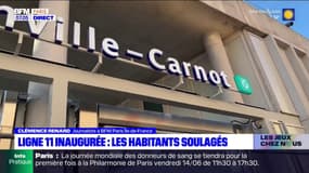 Transports: la ligne 11 inaugurée et prolongée, les habitants soulagés
