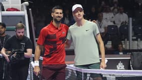 Novak Djokovic et Jannik Sinner