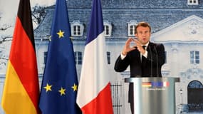Emmanuel Macron en Allemagne ce lundi 29 juin 2020.