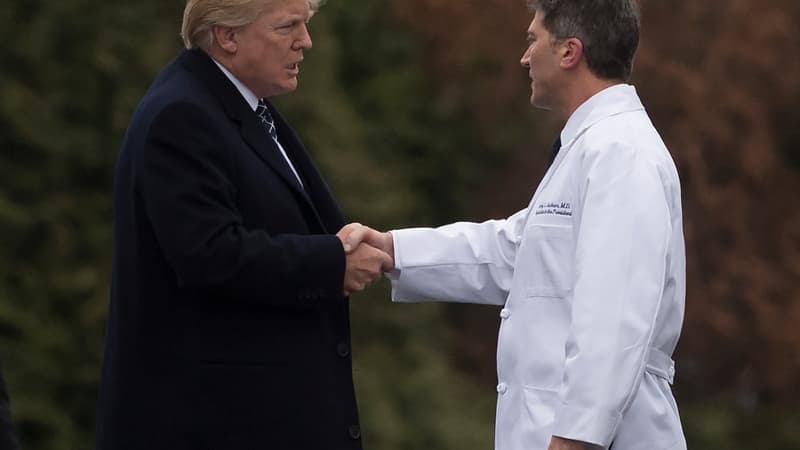 Donald Trump et Ronny Jackson.