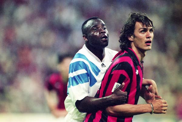 Boli face à Maldini en 1993